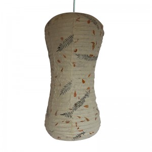 Big damaru flower inlay lampshade
