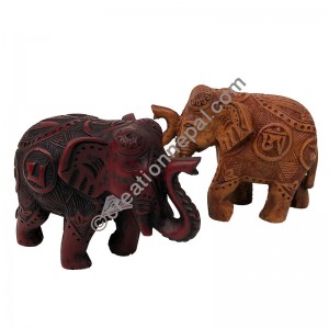 Resin cheerful elephant