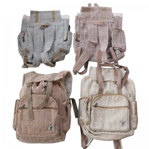 Multi-pocket hemp parallel bag