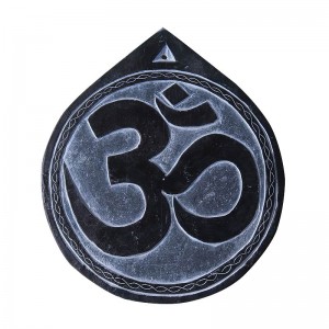 Sanskrit OM carved stone decorative