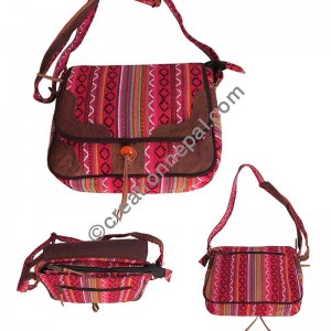 Gheri-leather cross body medium bag