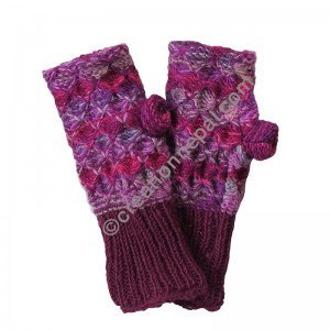 Burgundy border purple hand warmer