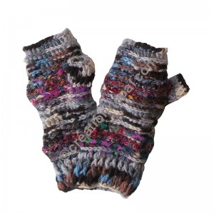 Colorful Grey tube gloves