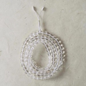 Clear beads crystal 8mm Japa mala