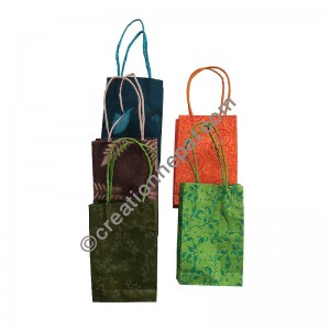 Printed Lokta XS gift bags