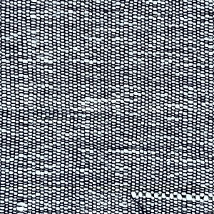 Hemp and cotton black fabric