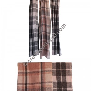 Soft wool jacquard shawl3