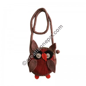 Owl round shape bag