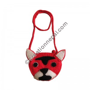 Fox design round bag