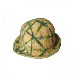 Pumpkin felt hat