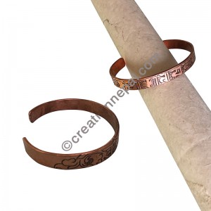 Buddha Mantra coupper bangle