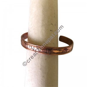 Buddhist Mantra cupper bangle