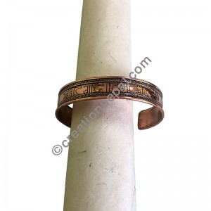 Buddha Mantra cupper bangle3