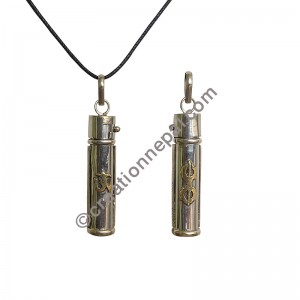 Om Mantra tube pendent
