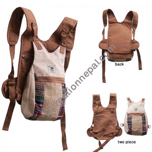 Detachable hemp fashion bag