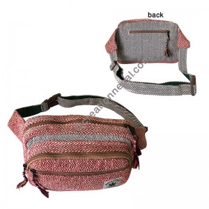Hemp box red belt bag