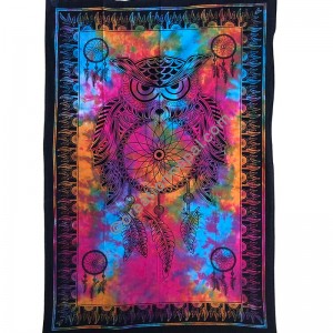 Owl dream catcher tapestry