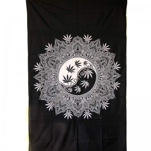 Ying-Yang cannabis mandala