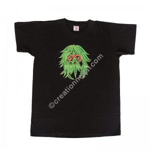 Bob Marley embroidery cotton T-shirt