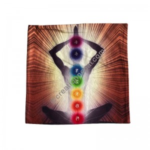 7 Chakra meditation cushion cover