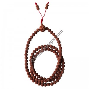 Natural 9mm Rudraksha beads Japa Mala