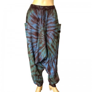 Cotton tie dye Aladdin trouser