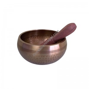 Hand hammered singing bowl