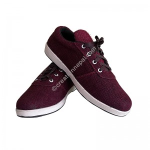 Hemp lace shoes