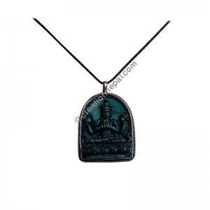 Avalokiteshvara resin pendant