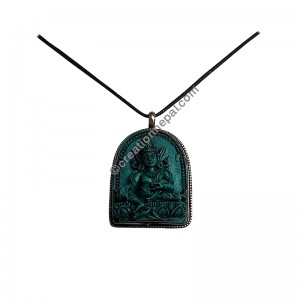 Kubera resin pendant