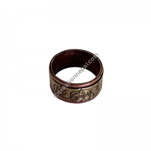 8-auspicious signs rolling finger ring