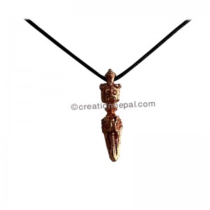 Gold plated small phurba pendant