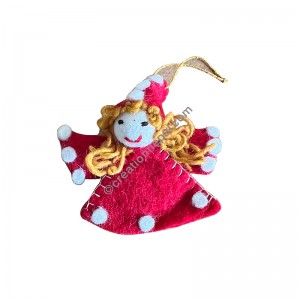 Christmas decorative felt lady