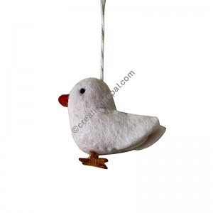 Decorative felt duckling