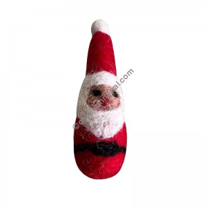 Needle felted decorative Santa