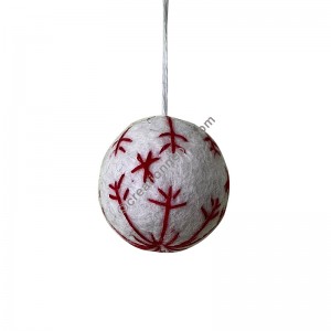 Felt Christmas decorative ball