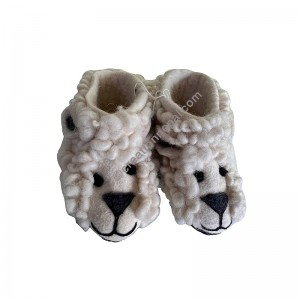 Furry dog kids boot