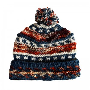 Woolen pompom cap6