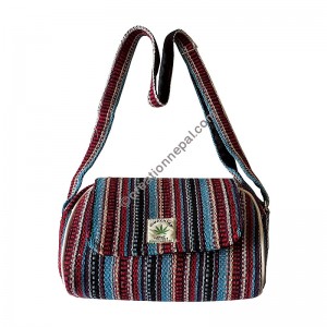 Gheri cotton simple flap bag