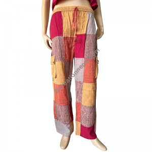 Mustard patch work trouser