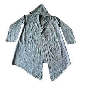 Buttonless hoodie outer dress