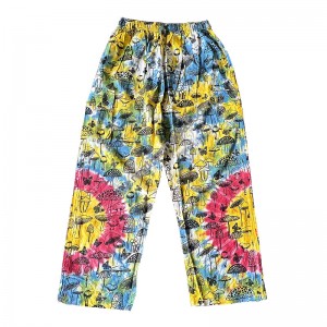 Mushroom prints parallel trouser
