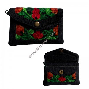 Flap cover tiny denim purse
