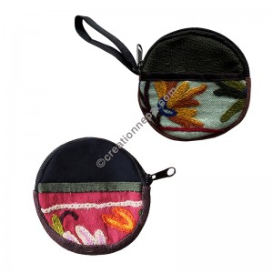 Round shape tiny purse