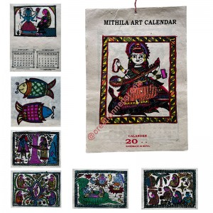 Mithila art calendar