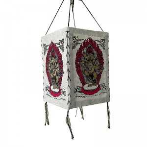 Ganesha prints 4-fold lampshade