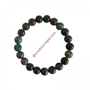 Moss Agate round bracelet