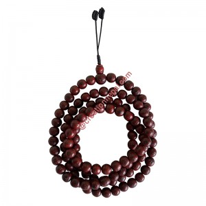 Phoenix eyed Bodhi Medium Brown beads Mala