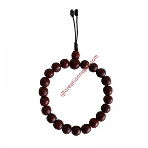 Phoenix eyed Bodhi Medium brown beads wrist-mala