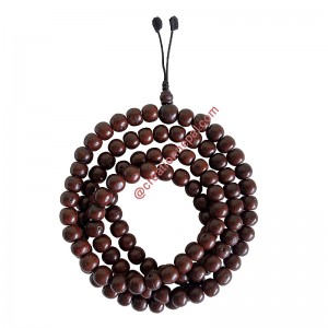 Phoenix eyed Bodhi Dark Brown beads Mala